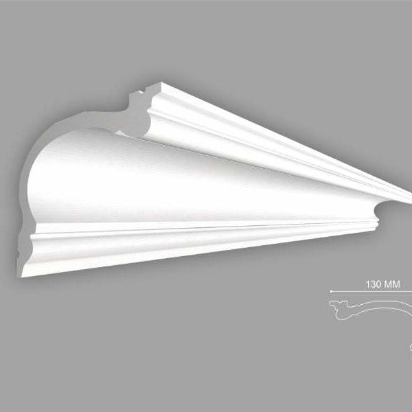 Bagheta de colt / Cornisa de interior BC40 dimensiuni 130x95x2000mm