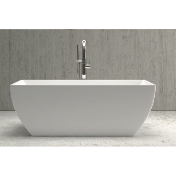 Cada freestanding Karag Keres 150 cm Alb Lucios