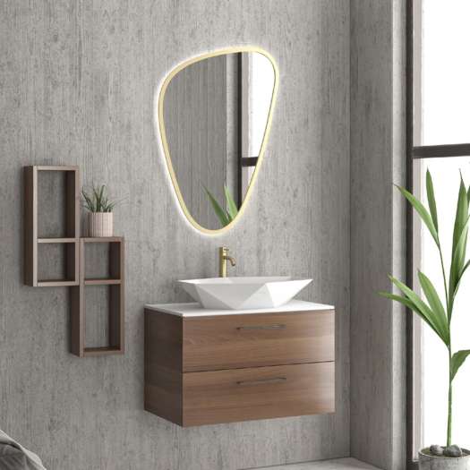 SET MOBILIER KARAG ELSA 80 BROOKLYN BROWN