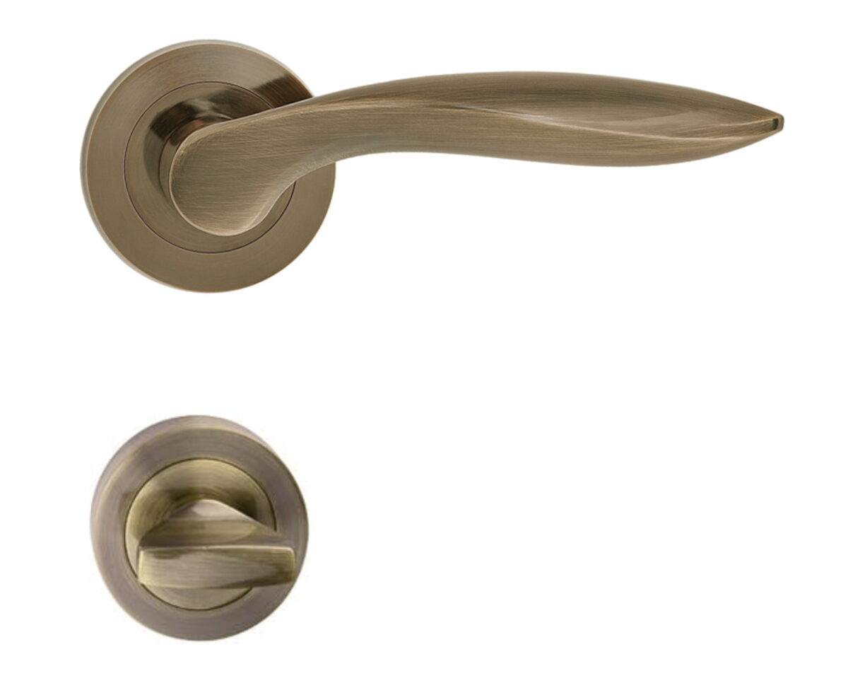 Maner-usa-Metal-Bud-Blanka-cu-rozeta-rotunda-pentru-inchidere-WC-Bronz-Platinat-Lucios