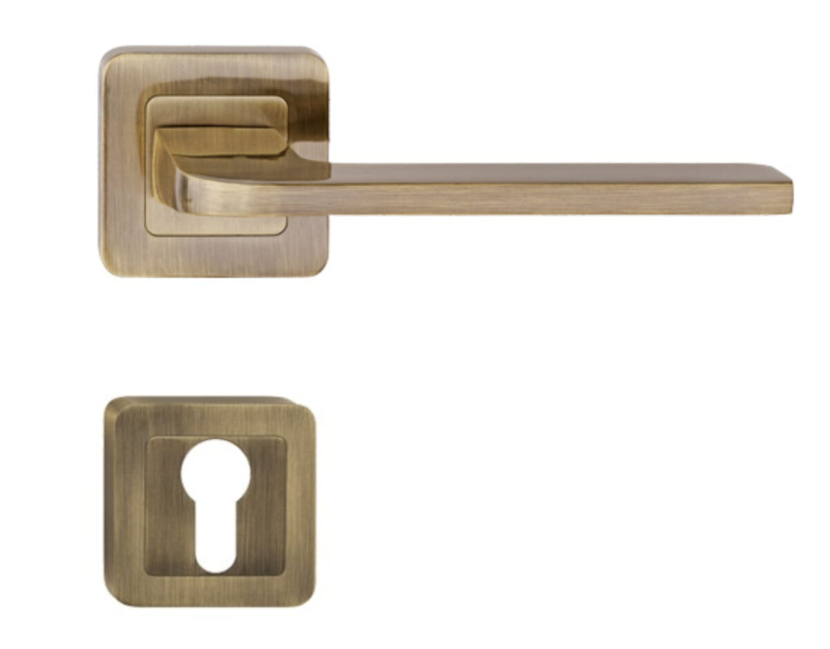 Maner-usa-Metal-Bud-Fiesta-cu-rozeta-inchidere-pentru-butuc-cilindru-Bronz-Platinat