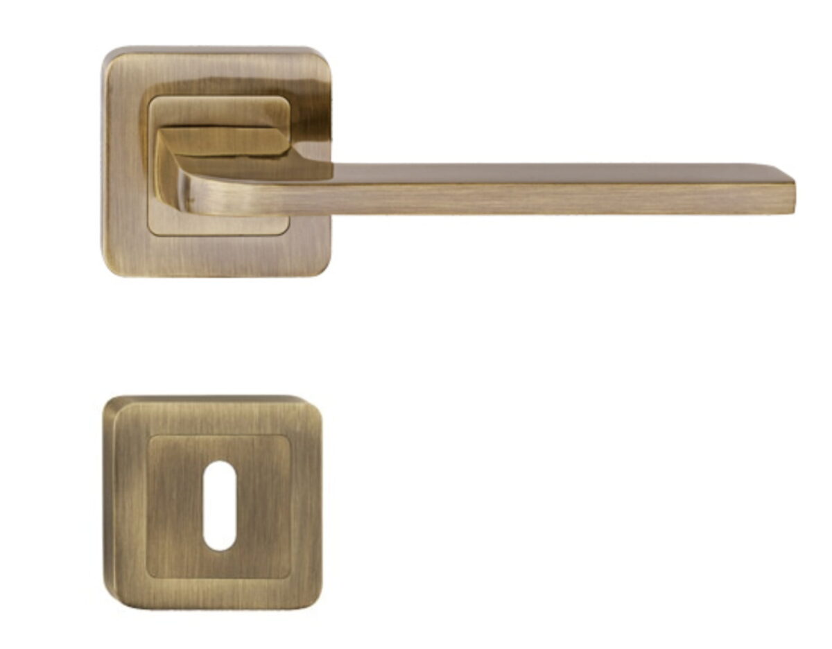 Maner-usa-Metal-Bud-Fiesta-cu-rozeta-pentru-inchidere-cheie-Bronz-Platinat