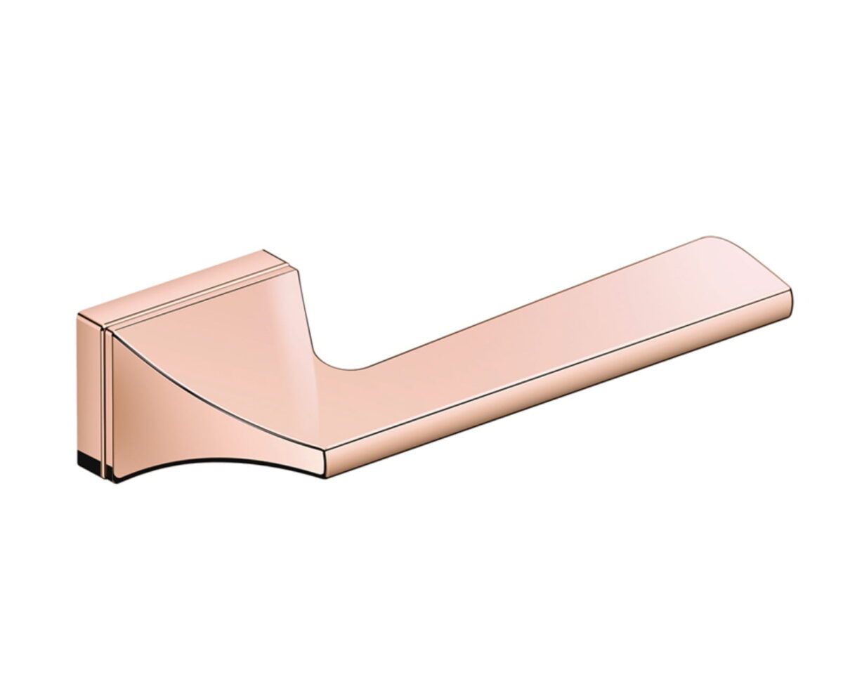 Maner-usa-Metal-Bud-Impera-cu-rozeta-dreptunghiulara-pentru-inchidere-cheie-cupru-lucios