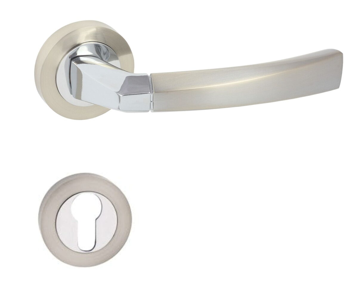 Maner-usa-Metal-Bud-Ronda-cu-rozeta-inchidere-pentru-butuc-cilindru-Crom-Nichel