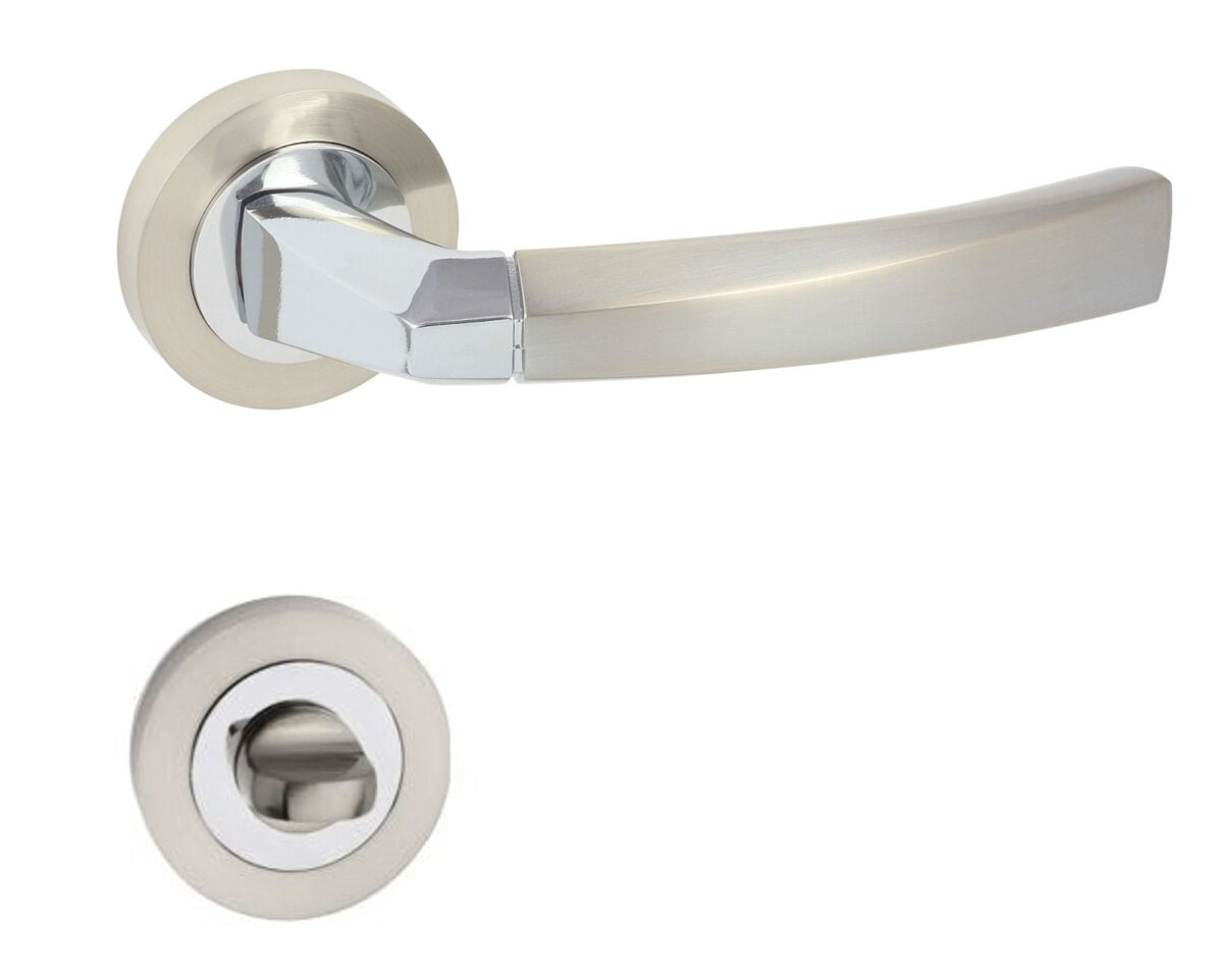 Maner-usa-Metal-Bud-Ronda-cu-rozeta-pentru-inchidere-WC-Crom-Nichel