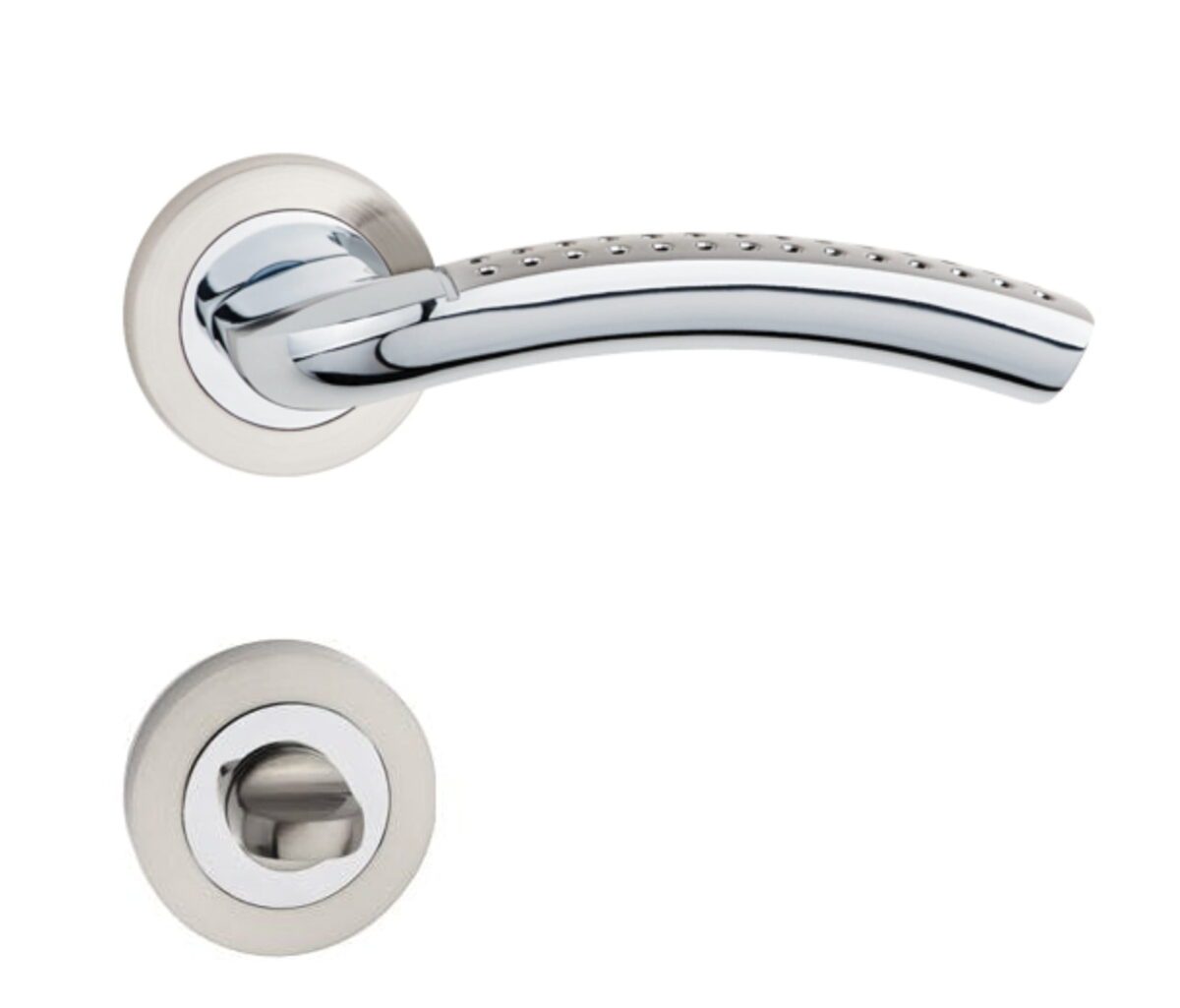 Maner-usa-Metal-Bud-Sharon-cu-rozeta-rotunda-pentru-inchidere-WC-Crom-Nichel
