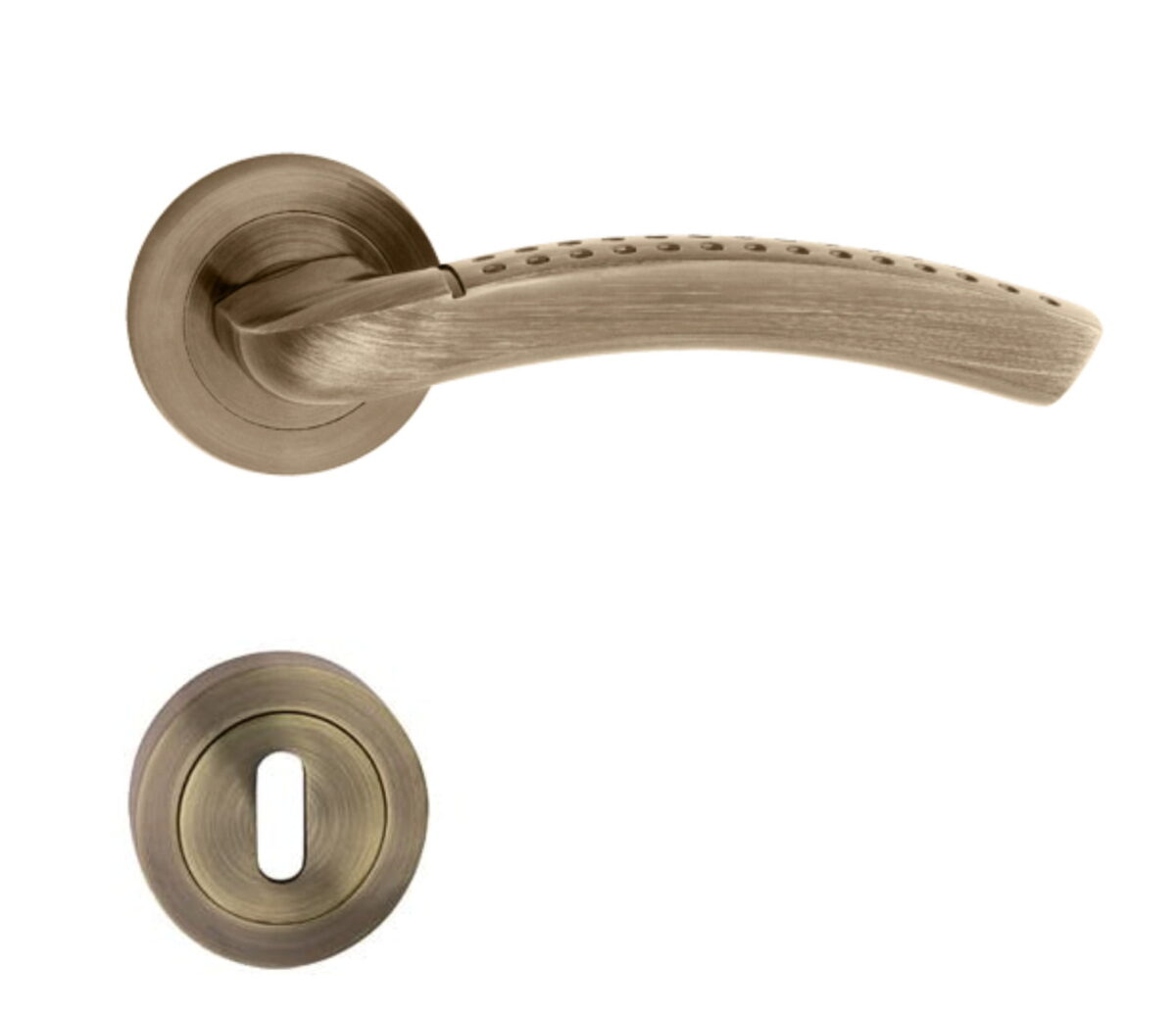 Maner-usa-Metal-Bud-Sharon-cu-rozeta-rotunda-pentru-inchidere-cheie-Bronz-Platinat