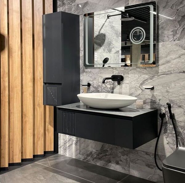 Mobilier de baie suspendat Manhattan , Antracit